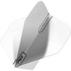 RED DRAGON Hardcore White Extra Thick Standard Dart Flights - 5 Sets Per Pack (15 Dart Flights in Total) view 3