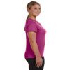 Augusta Sportswear Style 1790 Ladies Wicking T-Shirt (Large, Power Pink) view 3