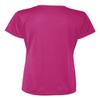 Augusta Sportswear Style 1790 Ladies Wicking T-Shirt (Large, Power Pink) view 4