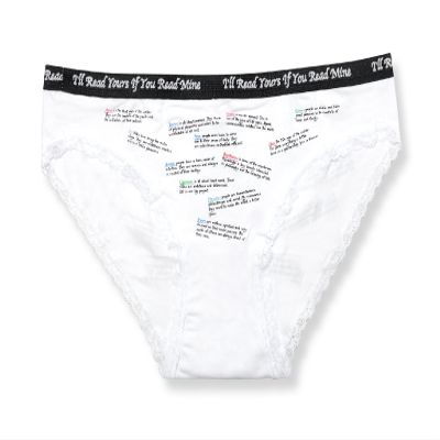 True Affair Womens Cotton Bikini Panty Horoscope Signs Underwear sz L Multi-color