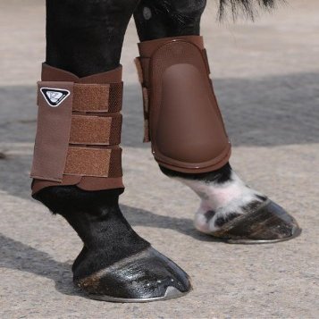 Equilibrium Tri-Zone Brushing Boot Brown Small - Protective, tough, flexiable and light weight. Perfect for every day use.