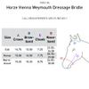 Horze Vienna Weymouth Dressage Bridle - Black - Warmblood view 4