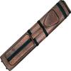 Action Brand AC35 3x5 Oval Hard Vinyl Pool/Billiard Cue Case - Brown Croc view 1