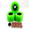 83mm Longboard Flywheels Wheels + ABEC 7 Bearings Spacers (Green) view 1