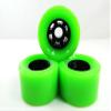 83mm Longboard Flywheels Wheels + ABEC 7 Bearings Spacers (Green) view 2
