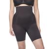 Naomi & Nicole Women's Plus-Size High-Waist Thigh Slimmer Shapewear | Womens Tummy Control Underwear, Black, 1X