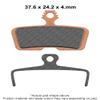 EBC Avid Elixir/Code Disc Brake Pads - Gold view 2
