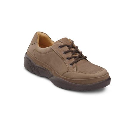 Dr. Comfort Justin Therapeutic Shoes w/Gel Inserts & Removable Insoles-Diabetic Shoes for Men, Chestnut 11.5 X-Wide (3E/4E)