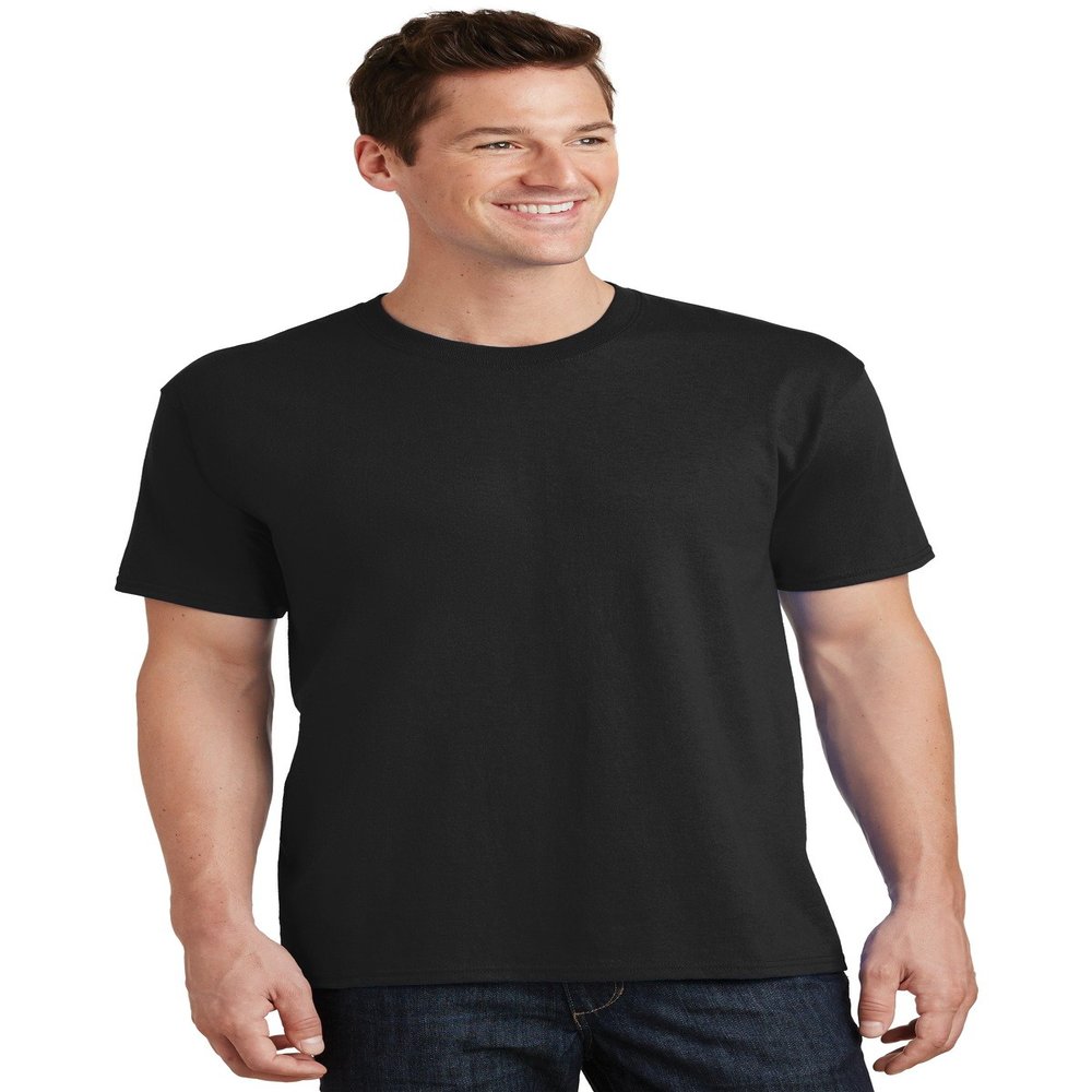 Port & Company Core Cotton Tee - PC54 - Jet Black - Small