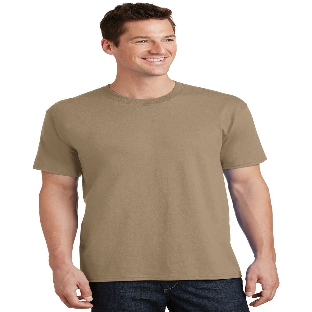 Port & Company Core Cotton Tee - PC54 - Sand - Medium
