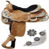 16" Western Pleasure Show Leather Horse Saddle view 1