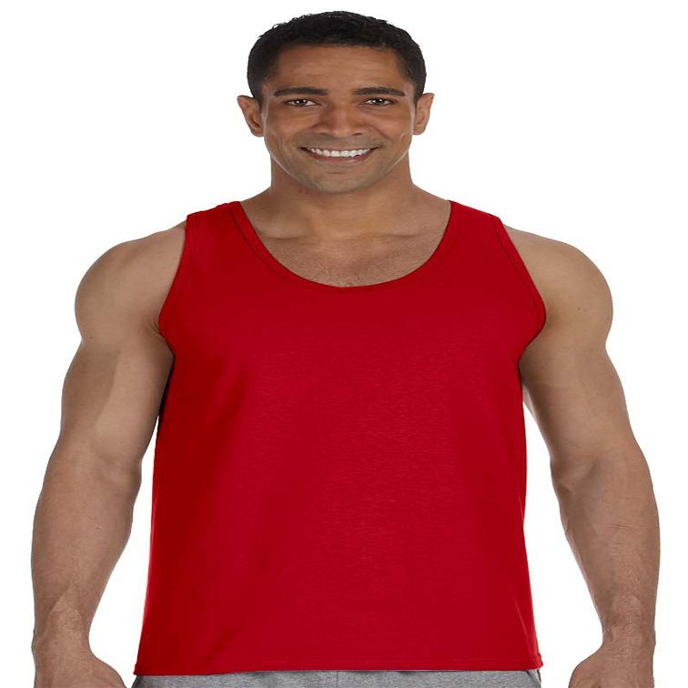 Gildan Adult Ultra Cotton 6 oz. Tank S RED