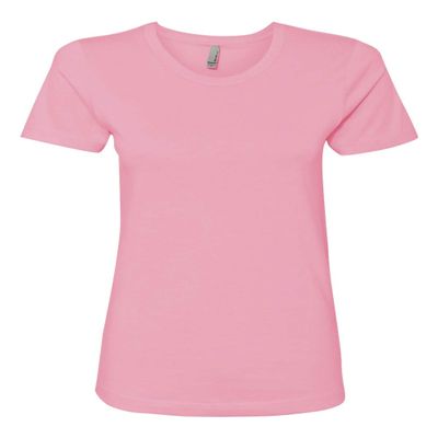 Next Level Women's The Boyfriend Tee (3900) Light Pink, L