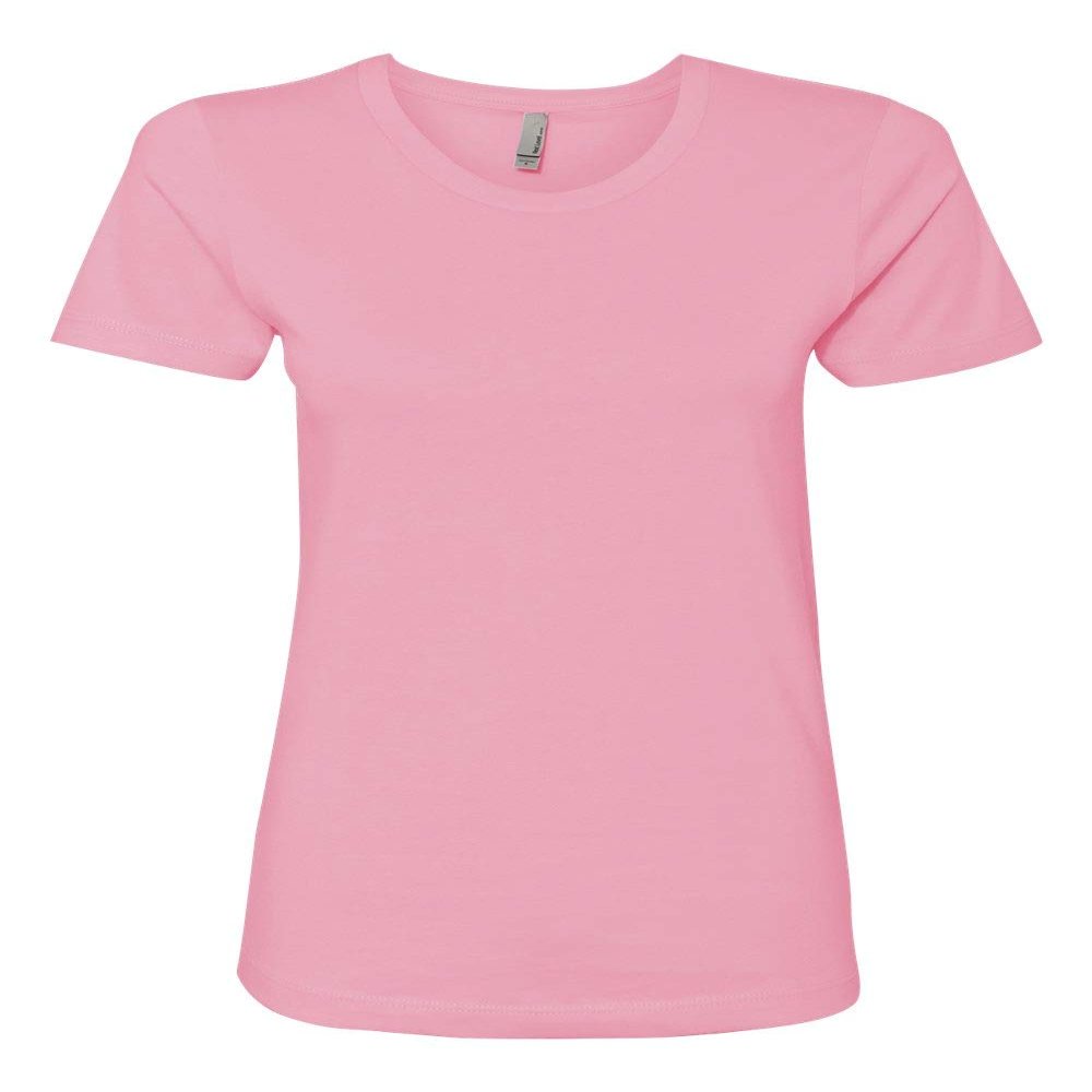 Next Level Women's The Boyfriend Tee (3900) Light Pink, L