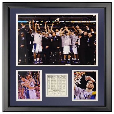 Legends Never Die 2010 Duke Blue Devils National Champions Framed Photo Collage, 16" x 20"