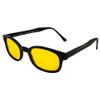 Pacific Coast Sunglasses - KD's Black Frame/Yellow Polarized Lens, (20129) view 1