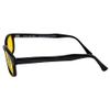 Pacific Coast Sunglasses - KD's Black Frame/Yellow Polarized Lens, (20129) view 3