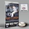 MLB New York Yankees Artist Series Mini Mega Ticket, Mariano Rivera view 1