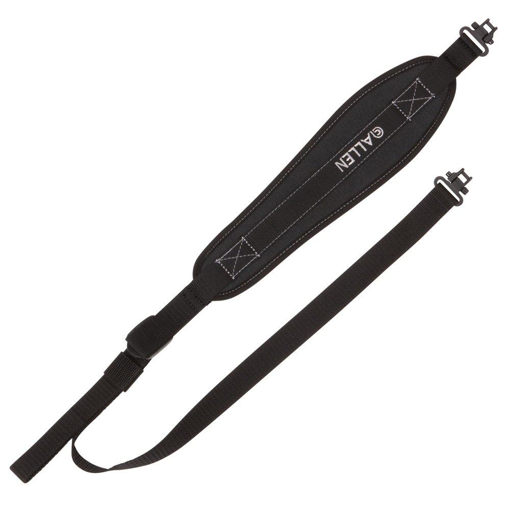 Allen Company Gunnison Neoprene Sling with Swivels, Black, One Size