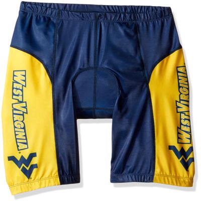 Adrenaline Promotions NCAA West Virginia Mountaineers Cycling Shorts, X-Large, Blue