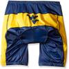 Adrenaline Promotions NCAA West Virginia Mountaineers Cycling Shorts, X-Large, Blue view 2
