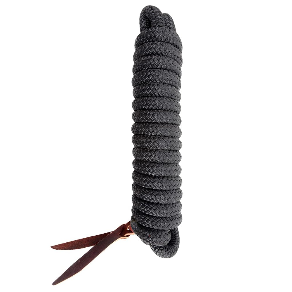 Classic Equine Premium 14-Foot Lead Rope, Black