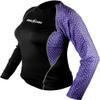 Aqua Lung Women's Short Sleeve Loose Fit Rashguard - Black/ Twilight (Small) view 1