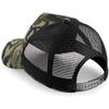 Beechfield Retro Camouflage Snapback Trucker Cap (One Size) (Jungle Camo) view 2