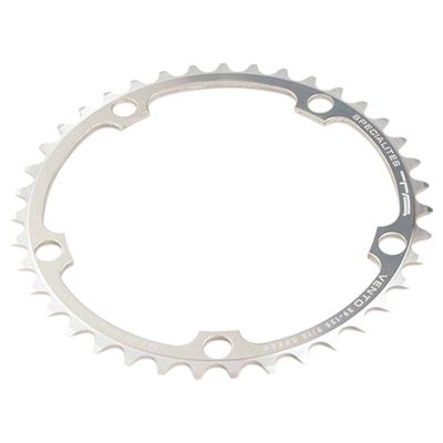 AT Spcialits TA Vento 135pcd Campagnolo 9/10 Speed Chainring, Silver, 42T Middle