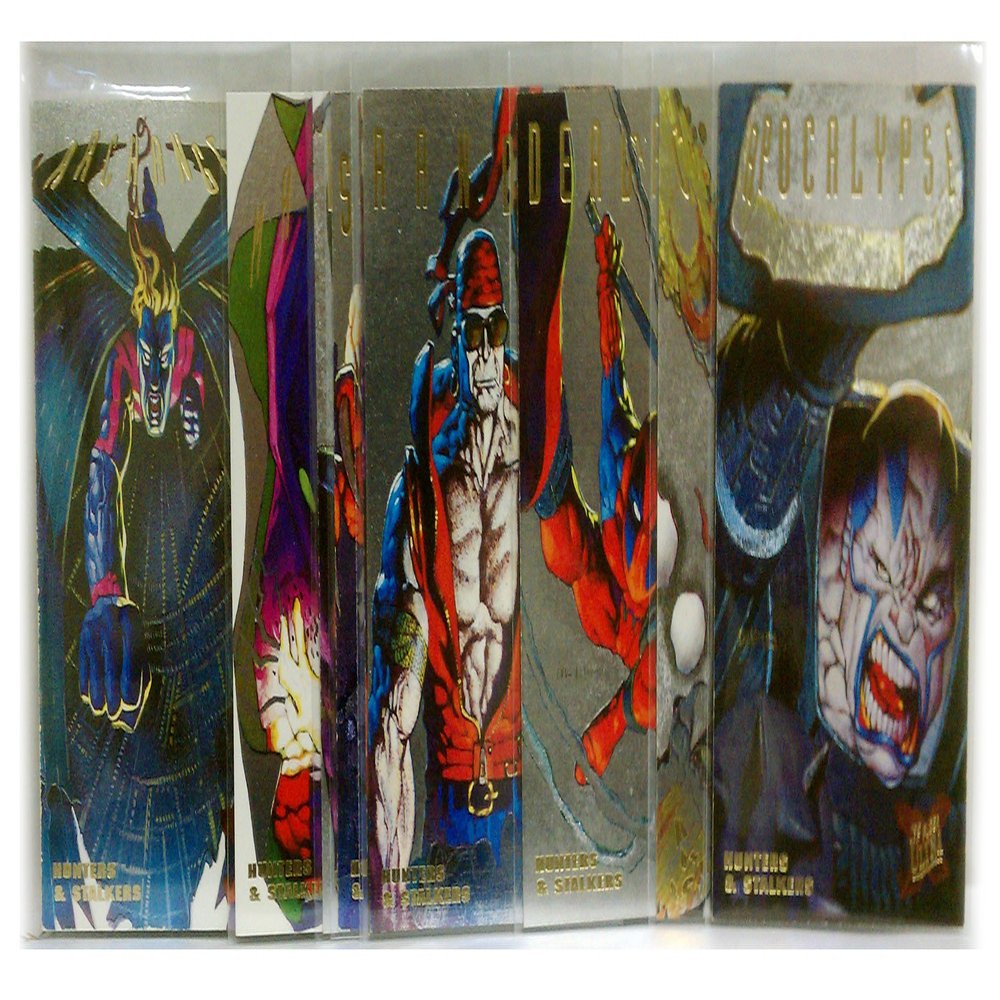 1995 Ultra Fleer X-Men Hunters and Stalkers SILVER variant Insert Chase Card Complete Set (9/9)