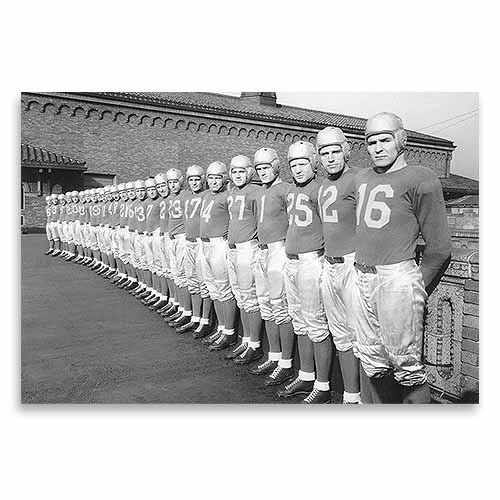 Avanti 1936 Gridiron Heroes Greeting Card