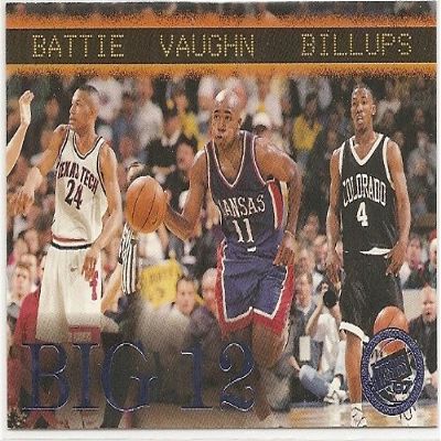 Chauncey Billups / Tony Battie / Jacque Vaughn 1997 Press Pass Big 12 Rookie Card #43