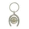 Indiana Metal Craft Kentucky Derby Icon/Churchill Downs Horseshoe Spinner Key Tag. IMC-Retail view 1