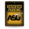 Rico Industries NCAA Alabama State Hornets 8.5-Inch by 11-Inch Metal Parking Sign Dcor view 1