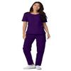 Adar Uniforms Universal Scrubs for Women - V-Neck Scrub Top 628 Purple 3X view 4