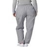 Adar Uniforms Universal Scrubs for Women - Tapered Cargo Scrub Pants 506P Silver Gray L view 2
