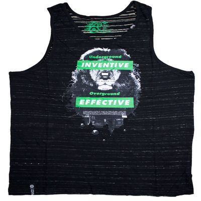 LRG Men's Kruger Tank Top, Black, 2XL