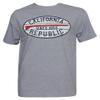 Gravity Trading Mens Short-Sleeve Surfboard Men's California Republic Grey T-Shirt - 3X-Large view 1