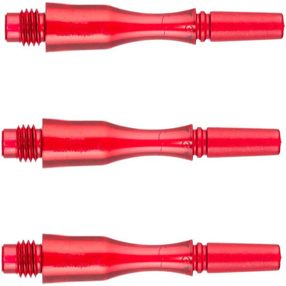 Cosmodarts Fit Shaft, Gear Shaft, Hybrid Lock, Clear Red 3