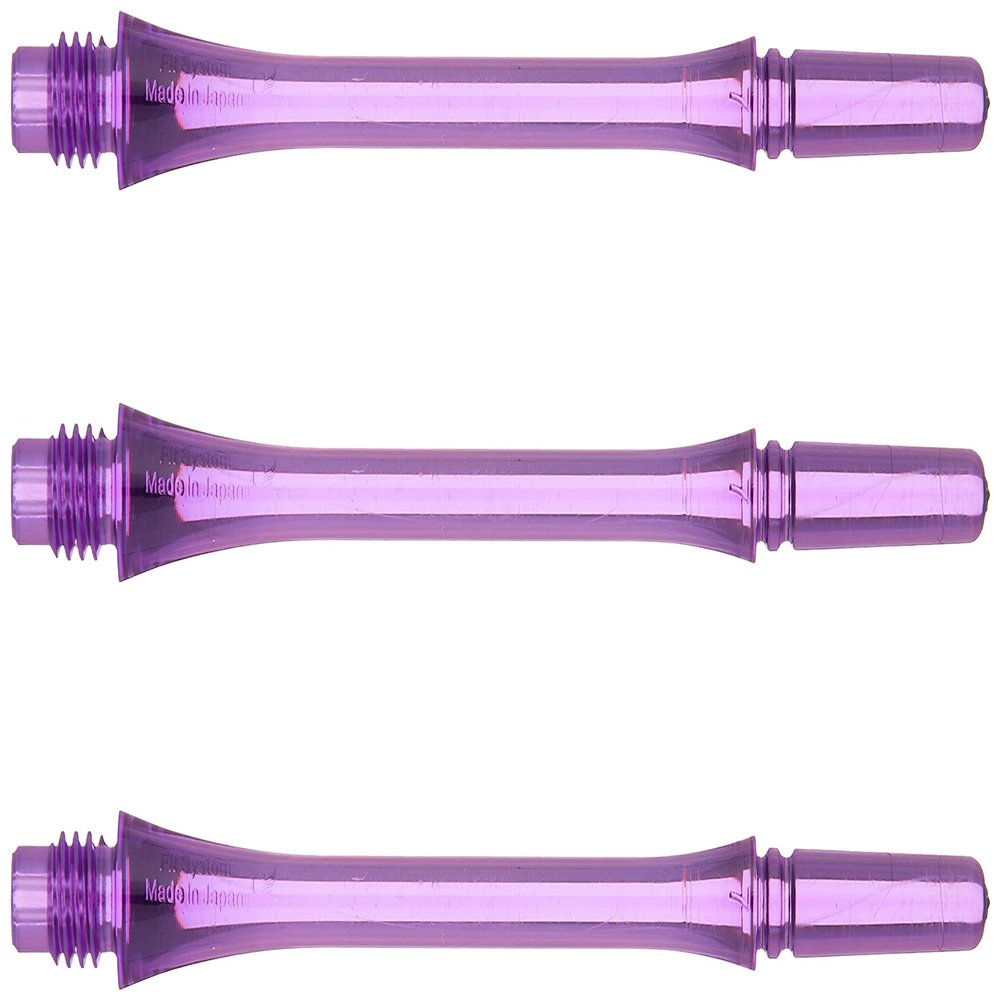 Cosmodarts Fit Shaft Gear Shaft Slim Spin Clear Purple 7