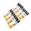 Cosmodarts Fit Shaft Gear Shaft Hybrid Lock Clear Orange 6 view 2