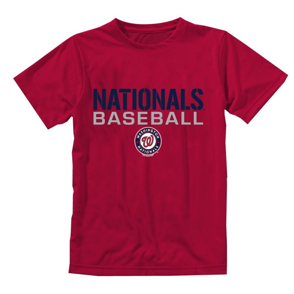 MLB Washington Nationals Juvenile Signature Logo Swim Tops, X-Large