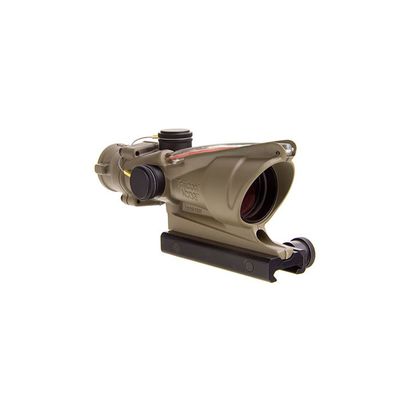 Trijicon ACOG TA31-C-100372 Dual Illuminated Red Crosshair .223 BAC Reticle with Flattop Mount, 4X 32mm, Flat Dark Earth