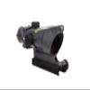 Trijicon ACOG TA31-C-100378 Dual Illuminated Green Crosshair .223 BAC Reticle with Flattop Mount, 4X 32mm, Sniper Grey view 1