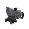 Trijicon ACOG TA31-C-100378 Dual Illuminated Green Crosshair .223 BAC Reticle with Flattop Mount, 4X 32mm, Sniper Grey view 3