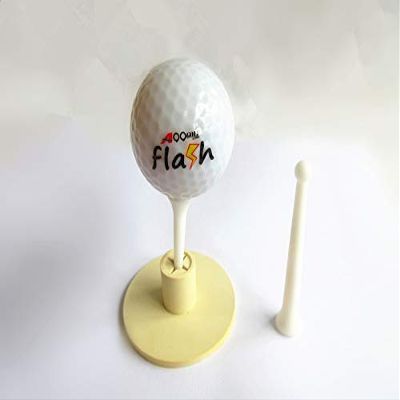 A99 Golf RT02 Rubber Tee Holder with 2 Tees in Different Sizes 2 1/2" and 1 3/4" Long - 2 5/8" & 1 3/4" Long