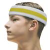 COUVER Sports Headband Sweatbands Terry Cloth Moisture Wicking Sweat Absorbing Head Band - Yellow view 1