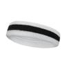 COUVER Premium Quality Sports Terry Cloth Head Sweatband for Girls - 1 Piece (Black) view 1