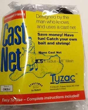 Betts Cast Net Mono 3/8" 31/2' Radius