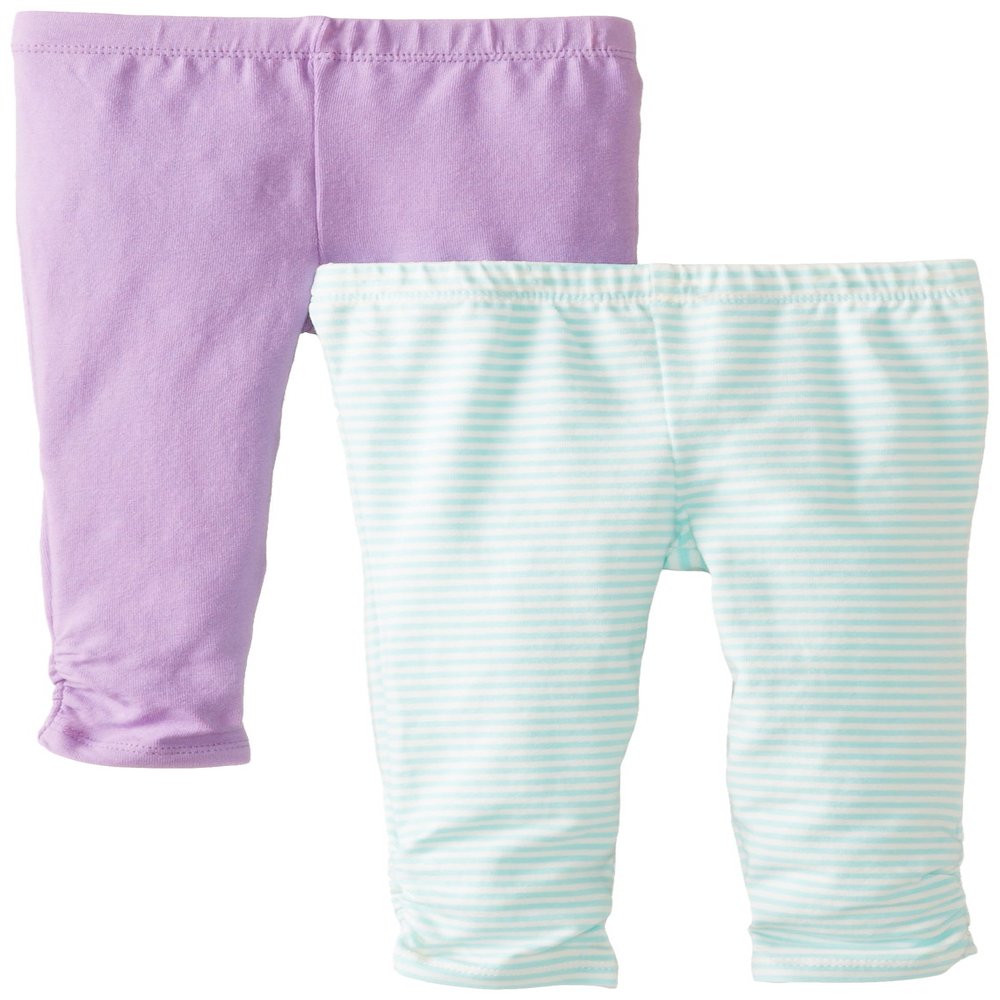 Little Me Baby Girls' Cute Owl 2 Pack Leggings, Blue Multi, 18 Months
